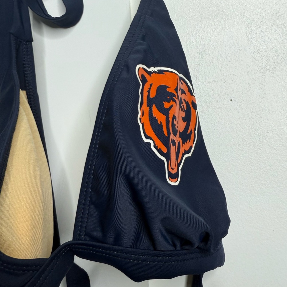 NFL Team Apparel Navy and Gold Bikini Top